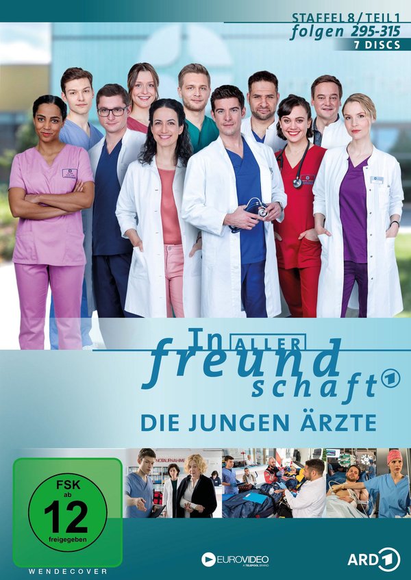 In aller Freundschaft - Die jungen Ärzte, Staffel 8, Teil 1 (Folgen 295-315)  [7 DVDs]  (DVD)