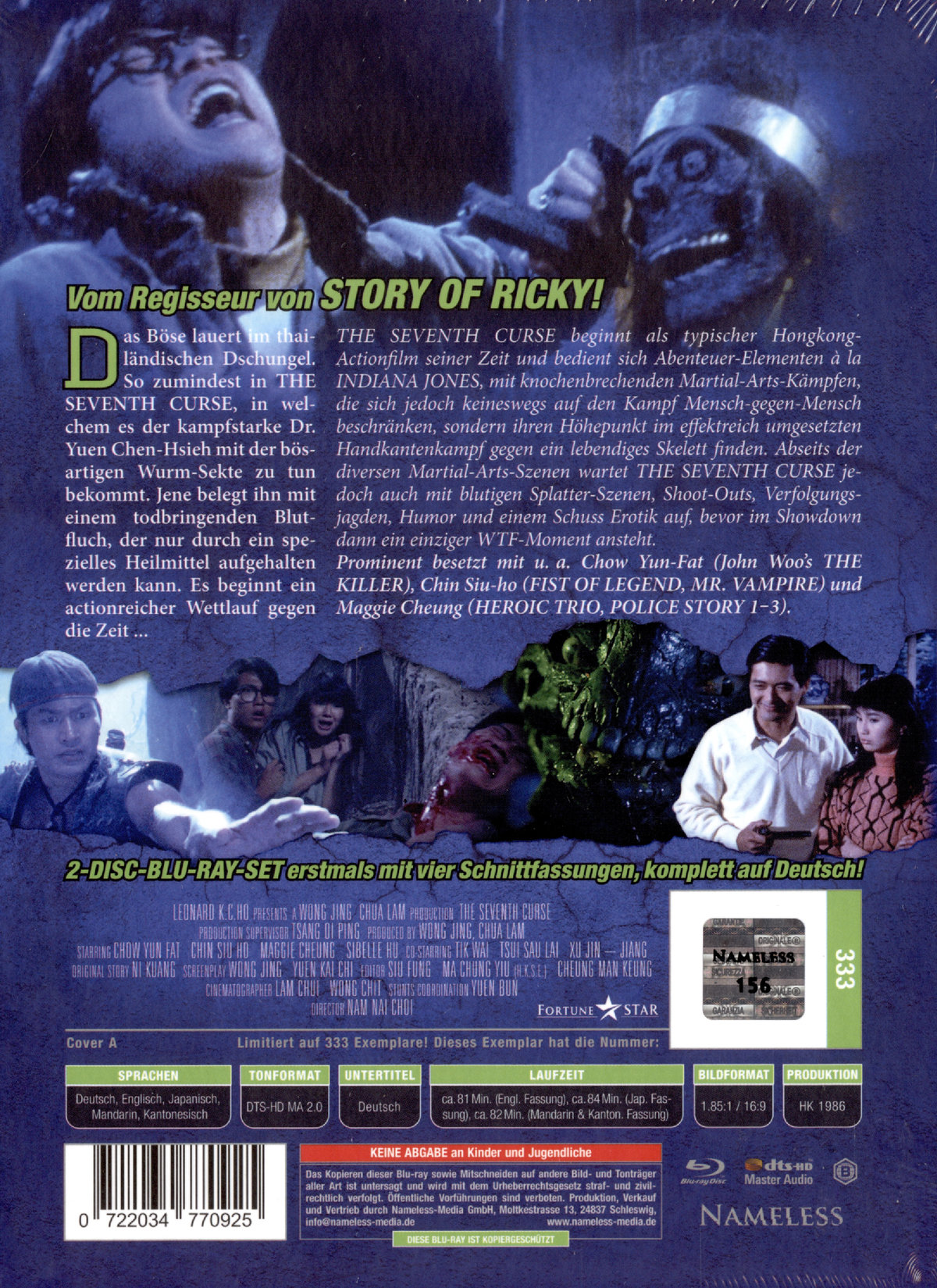 The Seventh Curse - Uncut Mediabook Edition  (blu-ray) (A)