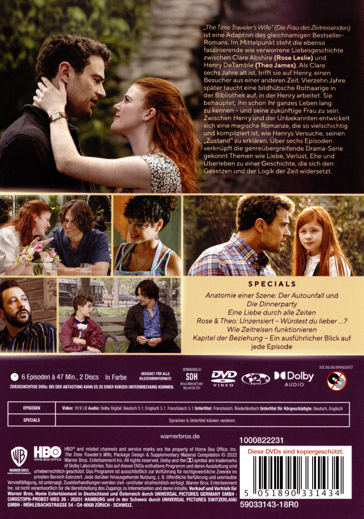 The Time Traveler's Wife - Die komplette erste Staffel  [2 DVDs]  (DVD)