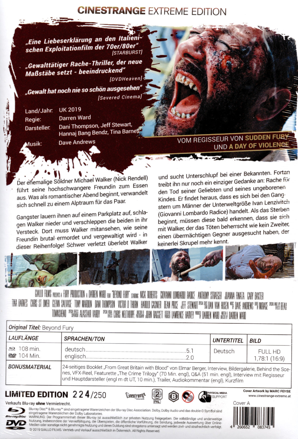 Beyond Fury - Uncut Mediabook Edition  (DVD+blu-ray) (A)