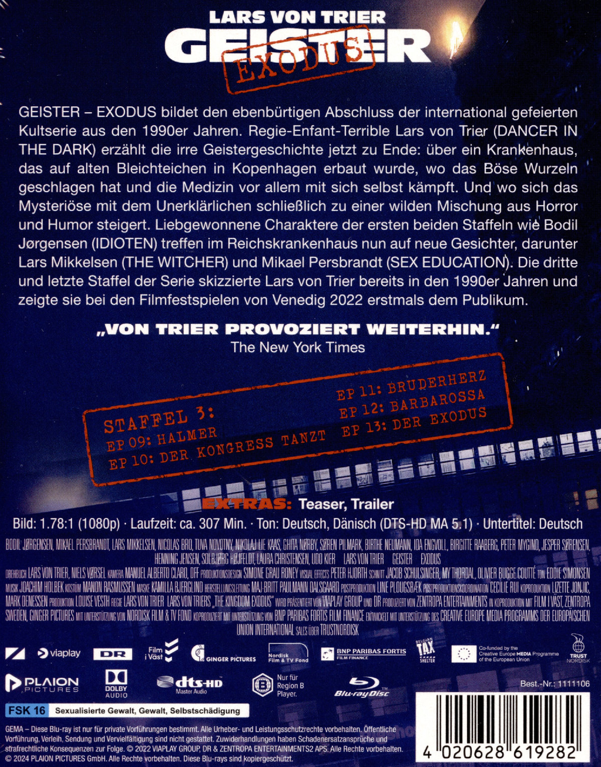 Geister: Exodus (Lars von Trier) (blu-ray)