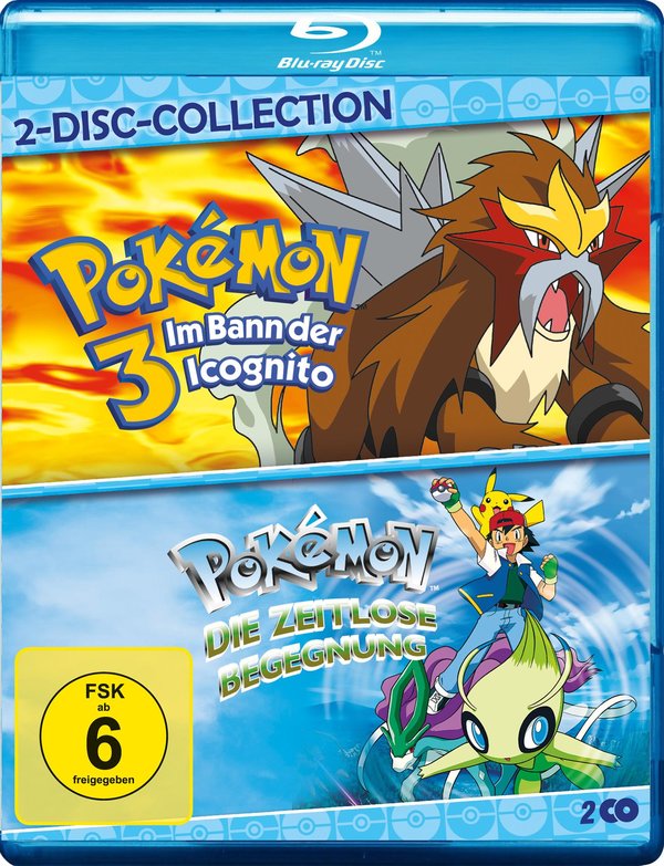 Pokémon 3 / Pokémon 4 - Doppelpack  [2 BRs]  (Blu-ray Disc)