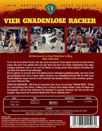 Vier gnadenlose Rächer - Uncut Edition (blu-ray)