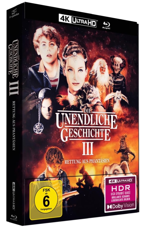 Die unendliche Geschichte III - Rettung aus Phantasien - Limited Mediabook Edition  (4K Ultra HD+blu-ray)