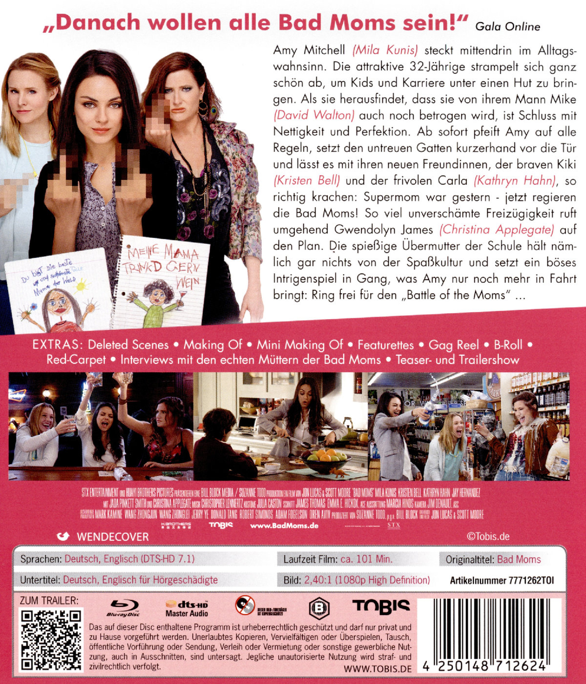 Bad Moms (blu-ray)