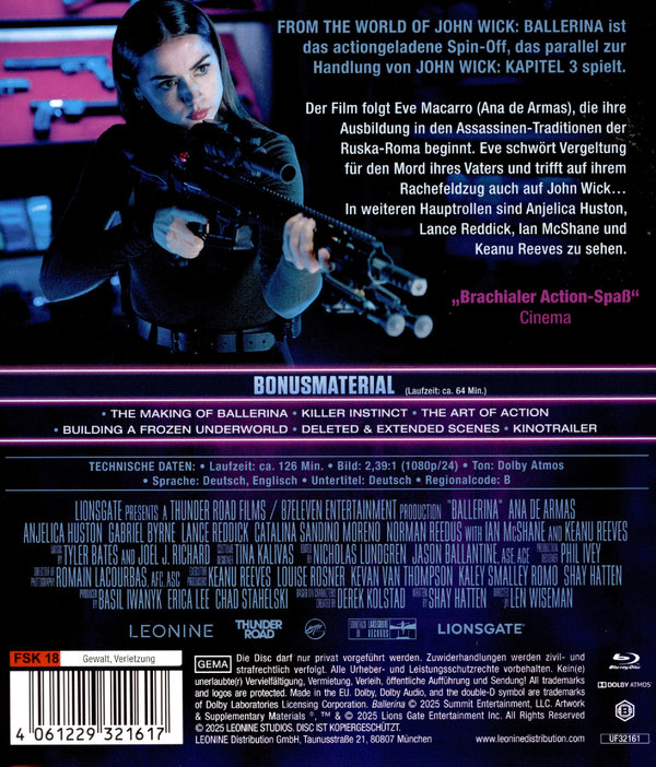 Ballerina - From the World of John Wick  (Blu-ray Disc)