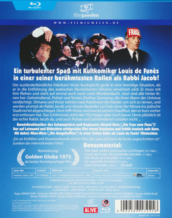 Abenteuer des Rabbi Jacob, Die (blu-ray)