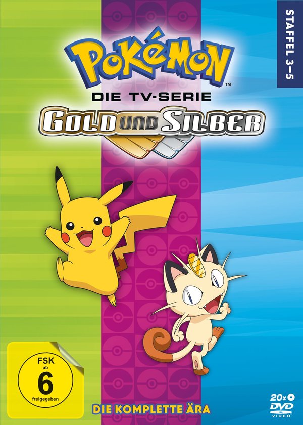 Pokémon - Die TV-Serie: Gold und Silber - Staffel 3-5  [20 DVDs]  (DVD)