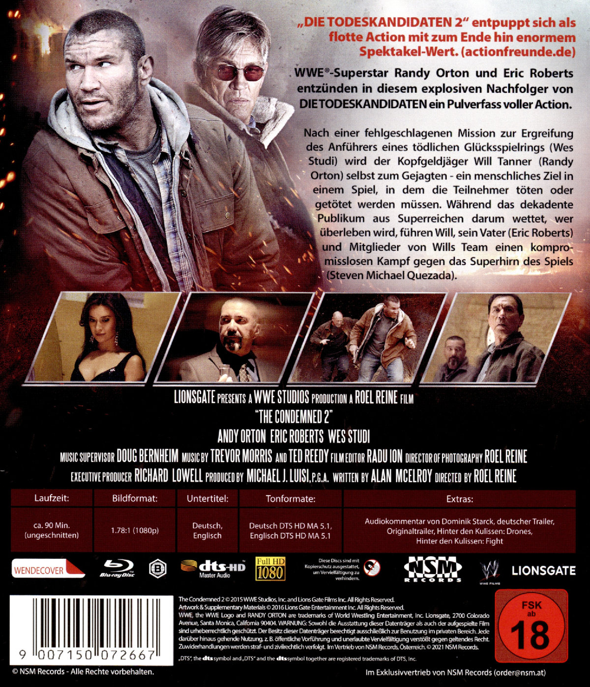 Todeskandidaten 2, Die - The Condemned 2 - Uncut (blu-ray)