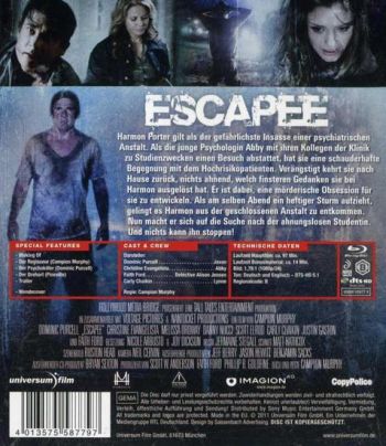 Escapee - Nichts kann ihn stoppen (blu-ray)
