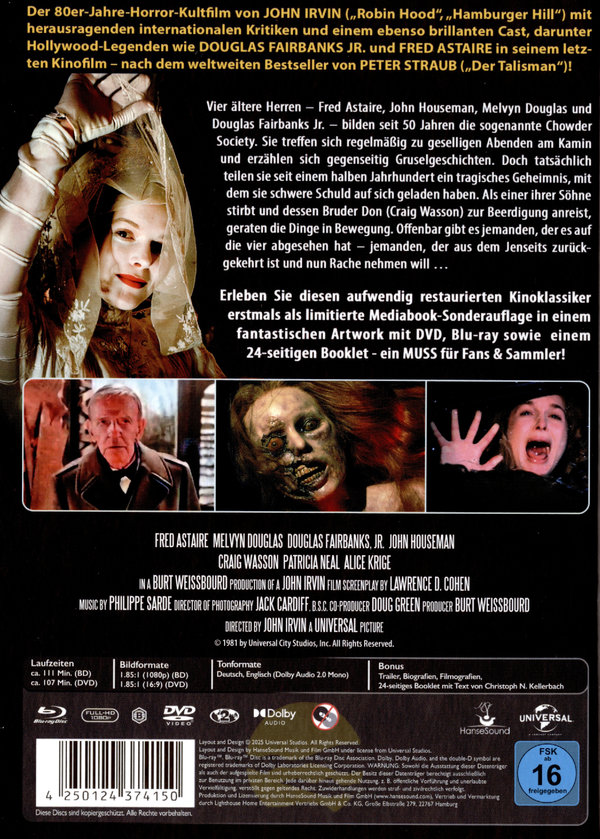 Ghost Story - Zurück bleibt die Angst - Uncut Mediabook Edition  (DVD+blu-ray) 