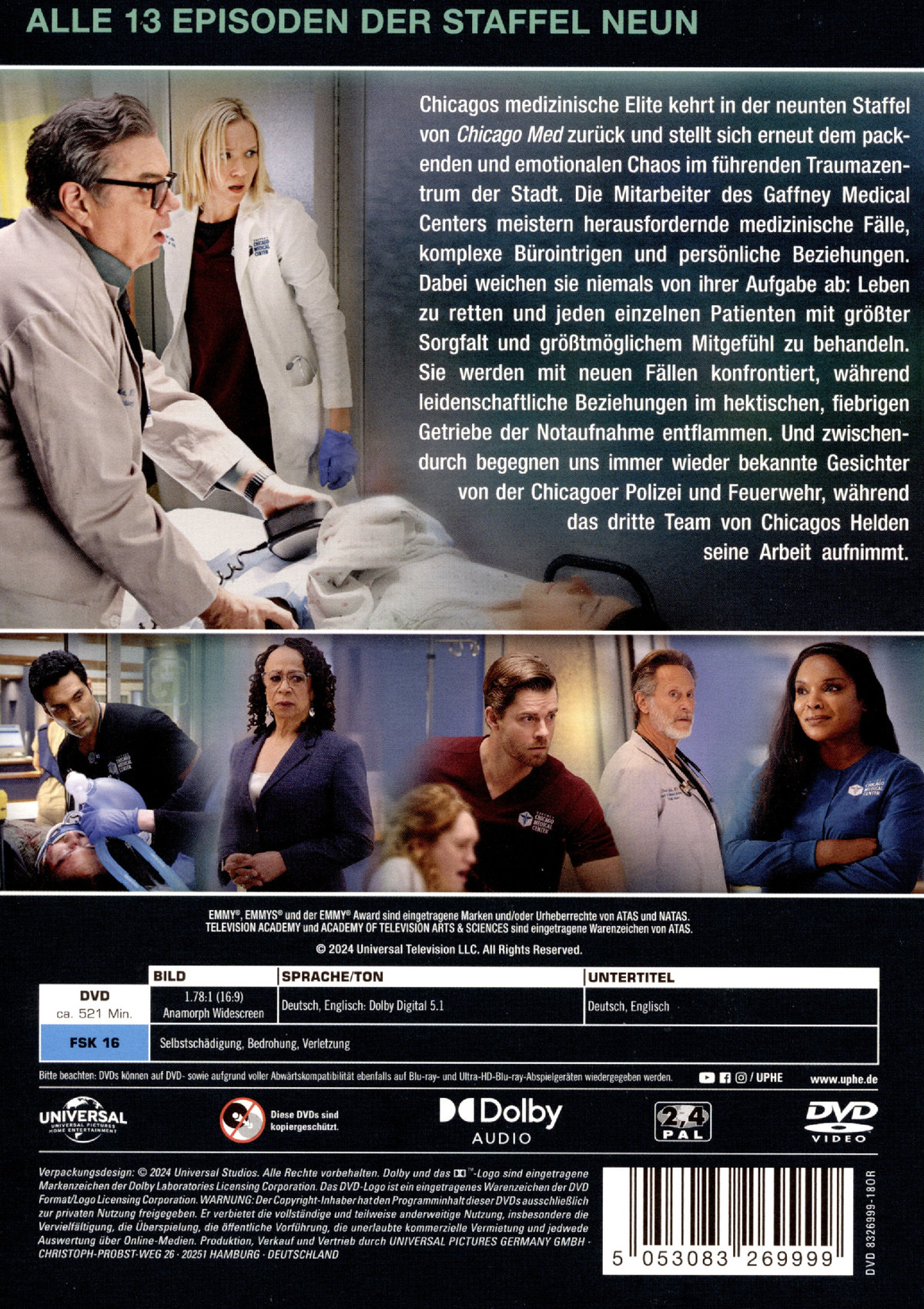 Chicago Med - Staffel 9  [3 DVDs]  (DVD)