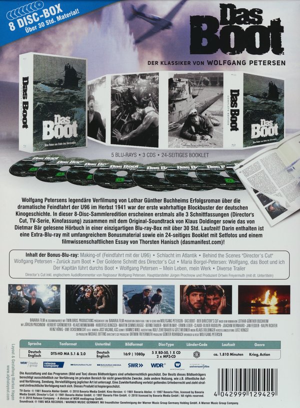 Boot, Das - Complete Edition (blu-ray)