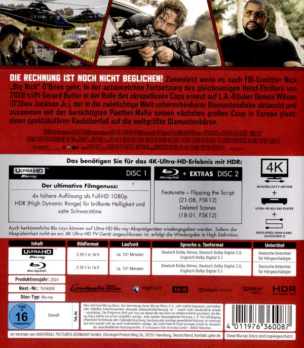 Criminal Squad 2  (4K Ultra HD) (+ Blu-ray)