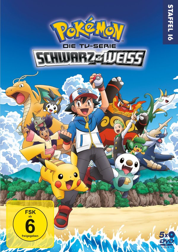 Pokémon - Die TV-Serie: Schwarz und Weiß - Staffel 16  [5 DVDs]  (DVD)