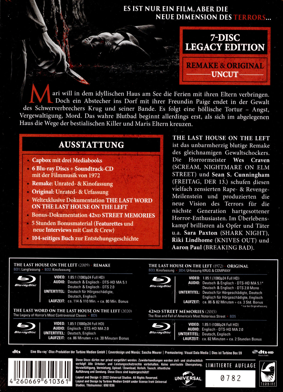 Last House on the Left, The - Uncut Legacy Collection (blu-ray)
