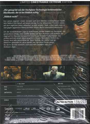 Riddick - Überleben ist seine Rache - Directors Cut Mediabook Edition (DVD+blu-ray) (A)