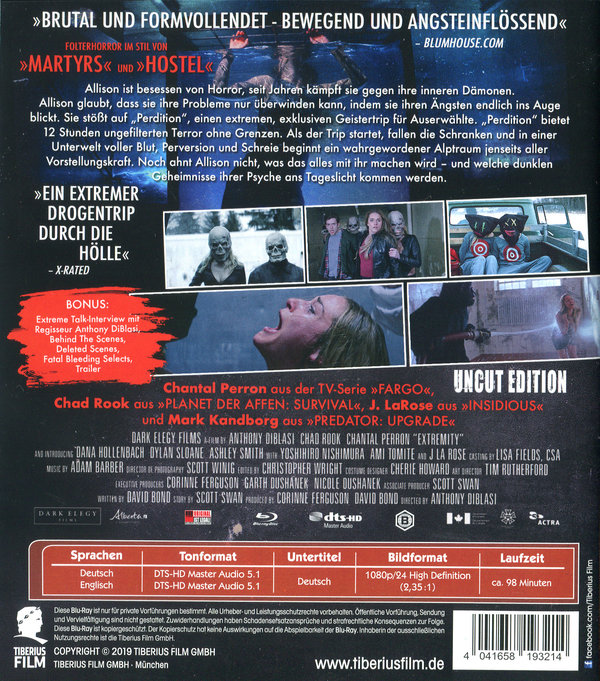 Extremity - Geh an Deine Grenzen - Uncut (blu-ray)