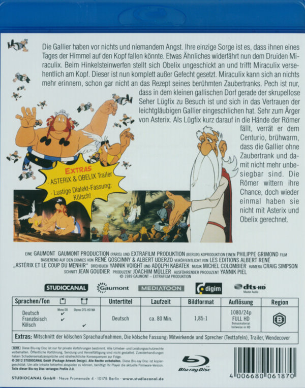 Asterix - Operation Hinkelstein (blu-ray)