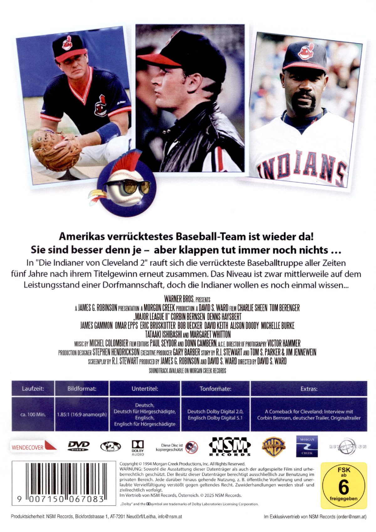 Die Indianer von Cleveland 2  (DVD)