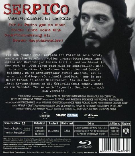 Serpico (blu-ray)