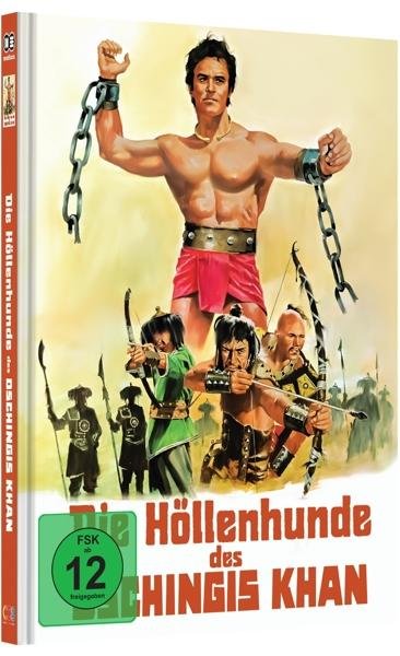 DIE HÖLLENHUNDE DES DSCHINGIS KHAN - Uncut Mediabook Edition  (DVD+blu-ray) (B)