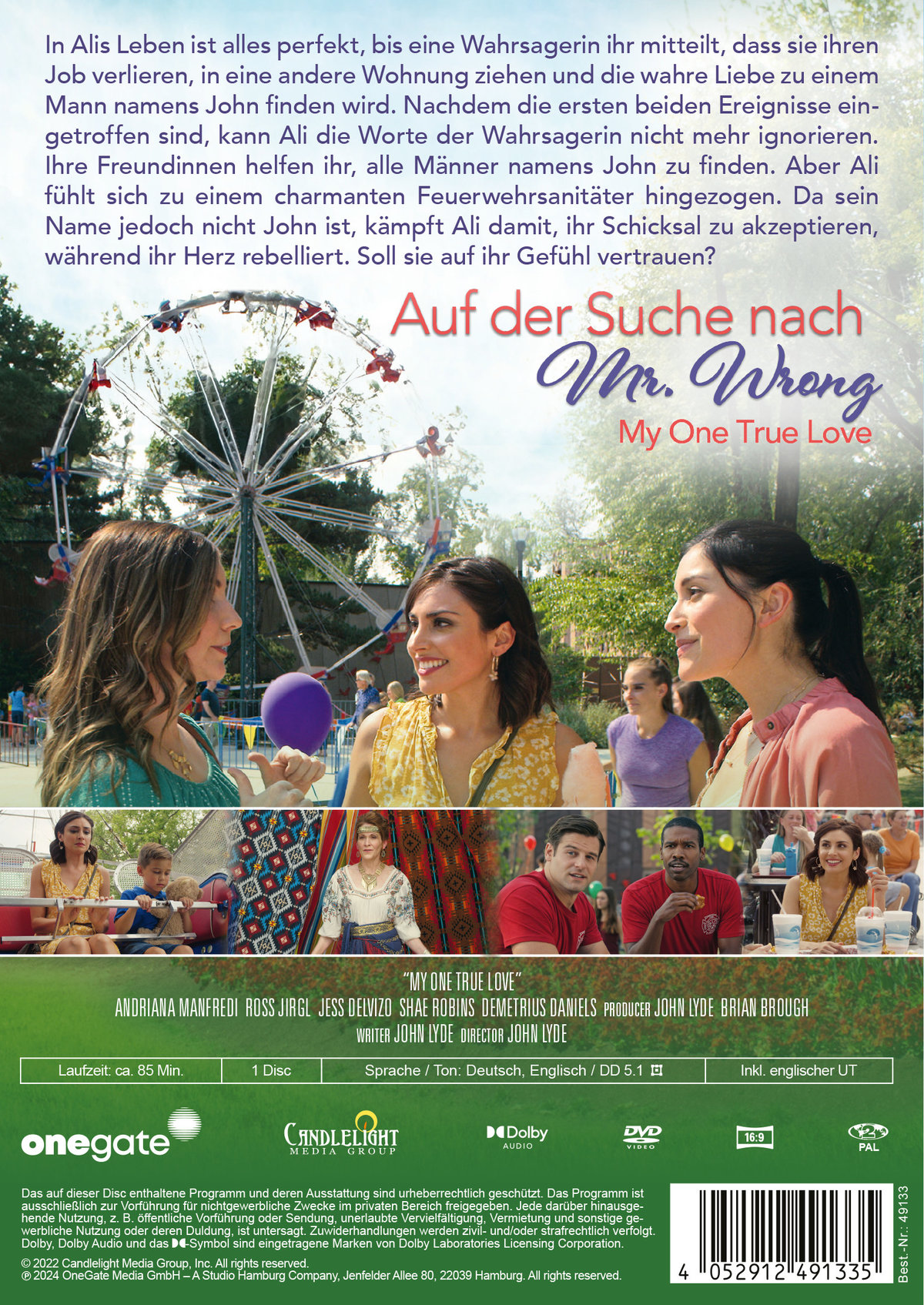 Auf der Suche nach Mr. Wrong - My One True Love  (DVD)