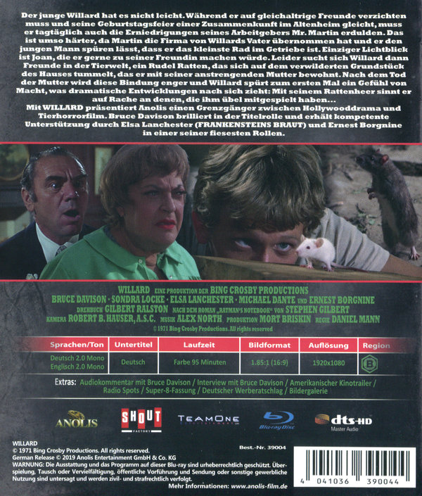 Willard - Uncut Edition (blu-ray)