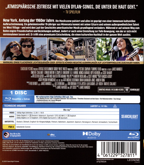 Like a Complete Unknown  (Blu-ray Disc)