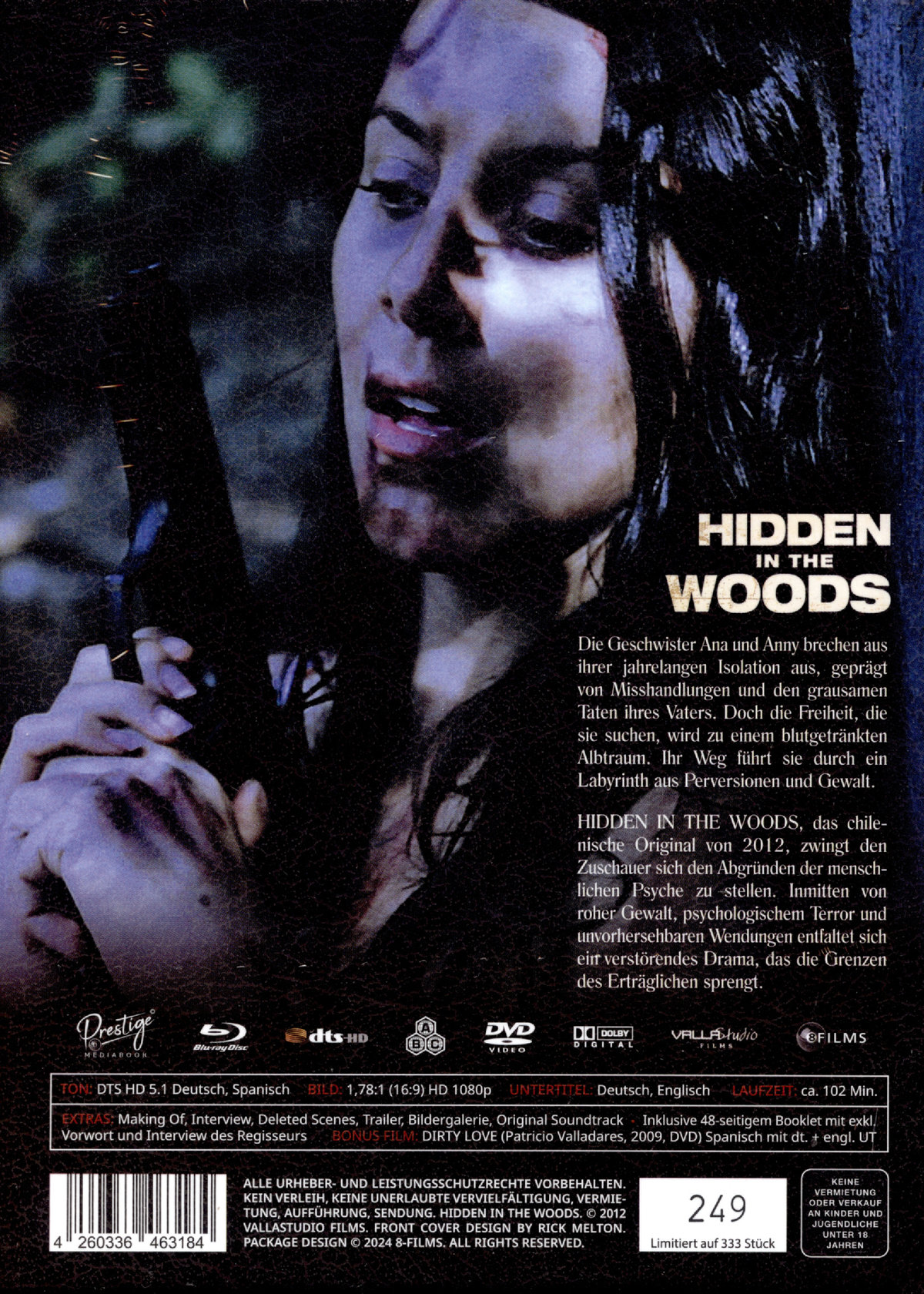 Hidden in the Woods - Das Original - Uncut Prestige Mediabook Edition  (DVD+blu-ray) (C)