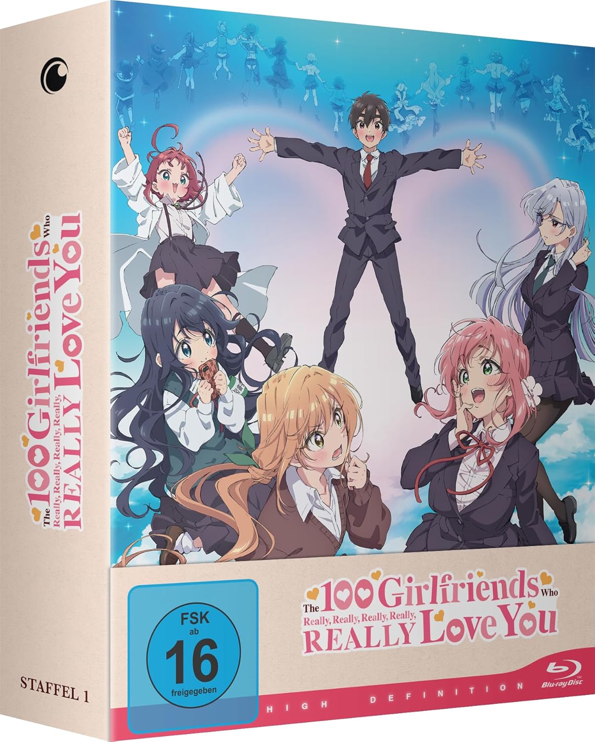 The 100 Girlfriends Who Really Really Really Really REALLY Love you - Staffel 1 - Vol. 1 - mit Sammelschuber (Limited Edition)  (Blu-ray Disc)
