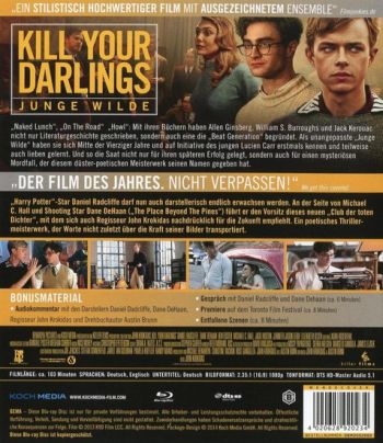 Kill Your Darlings - Junge Wilde (blu-ray)