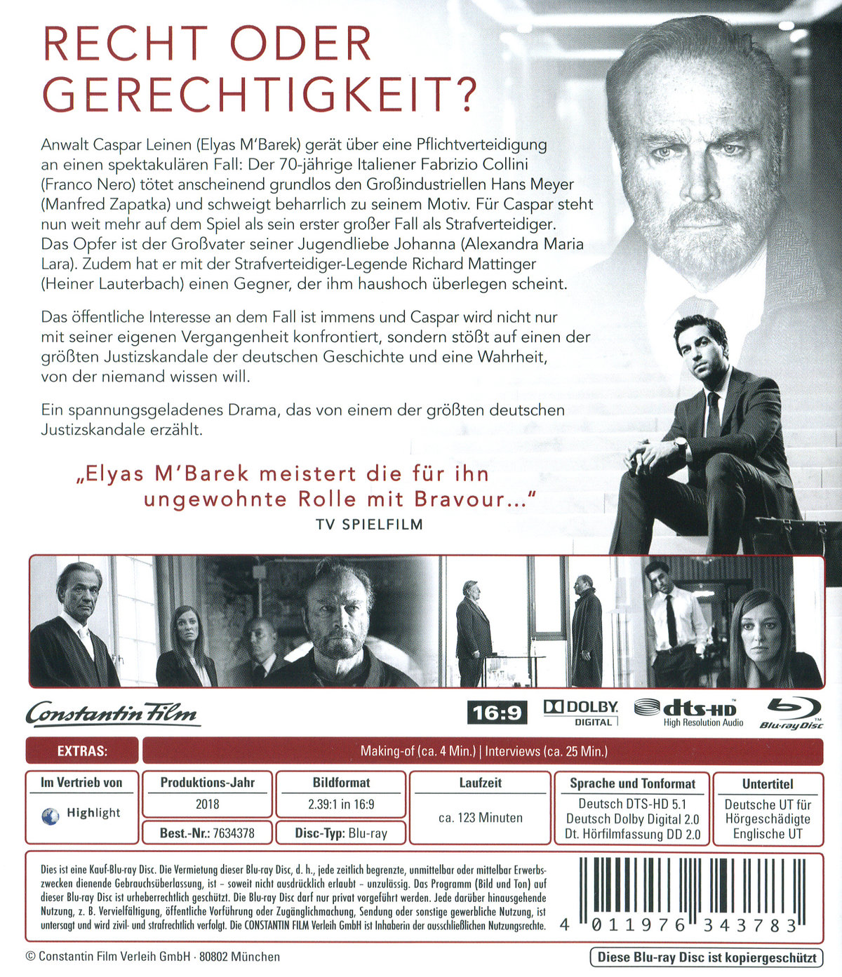 Fall Collini, Der (blu-ray)