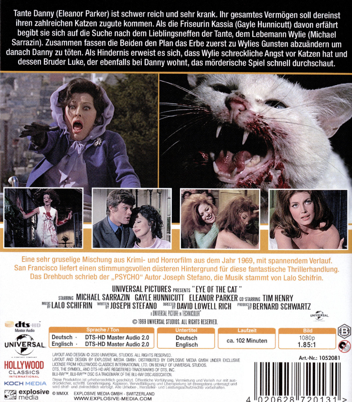 Grüne Augen in der Nacht - Eye of the Cat (blu-ray)