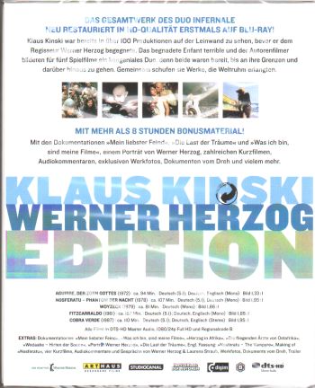 Klaus Kinski / Werner Herzog Edition (blu-ray)