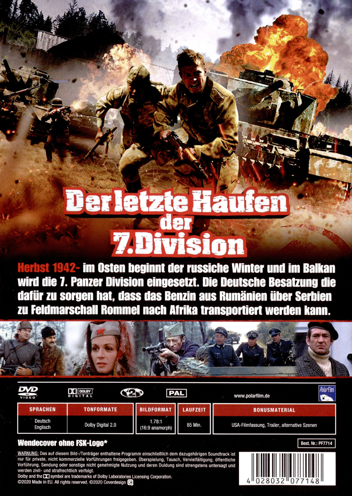 Letzte Haufen der 7. Division, Der