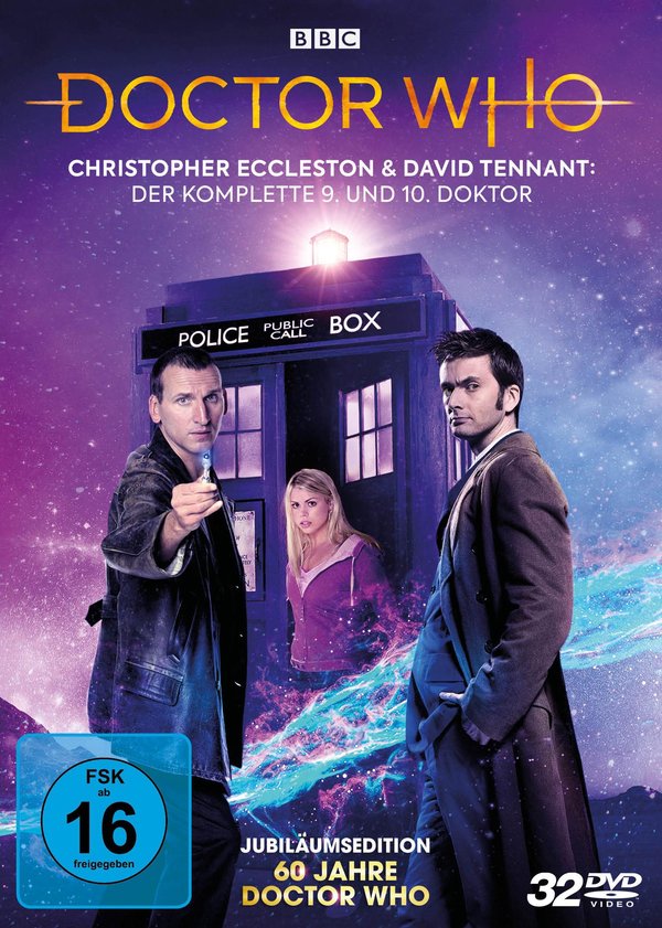 Doctor Who - Die Christopher Eccleston und David Tennant Jahre: Der komplette 9. und 10. Doktor - 60 JAHRE DOCTOR WHO BOX LTD.  [32 DVDs]  (DVD)