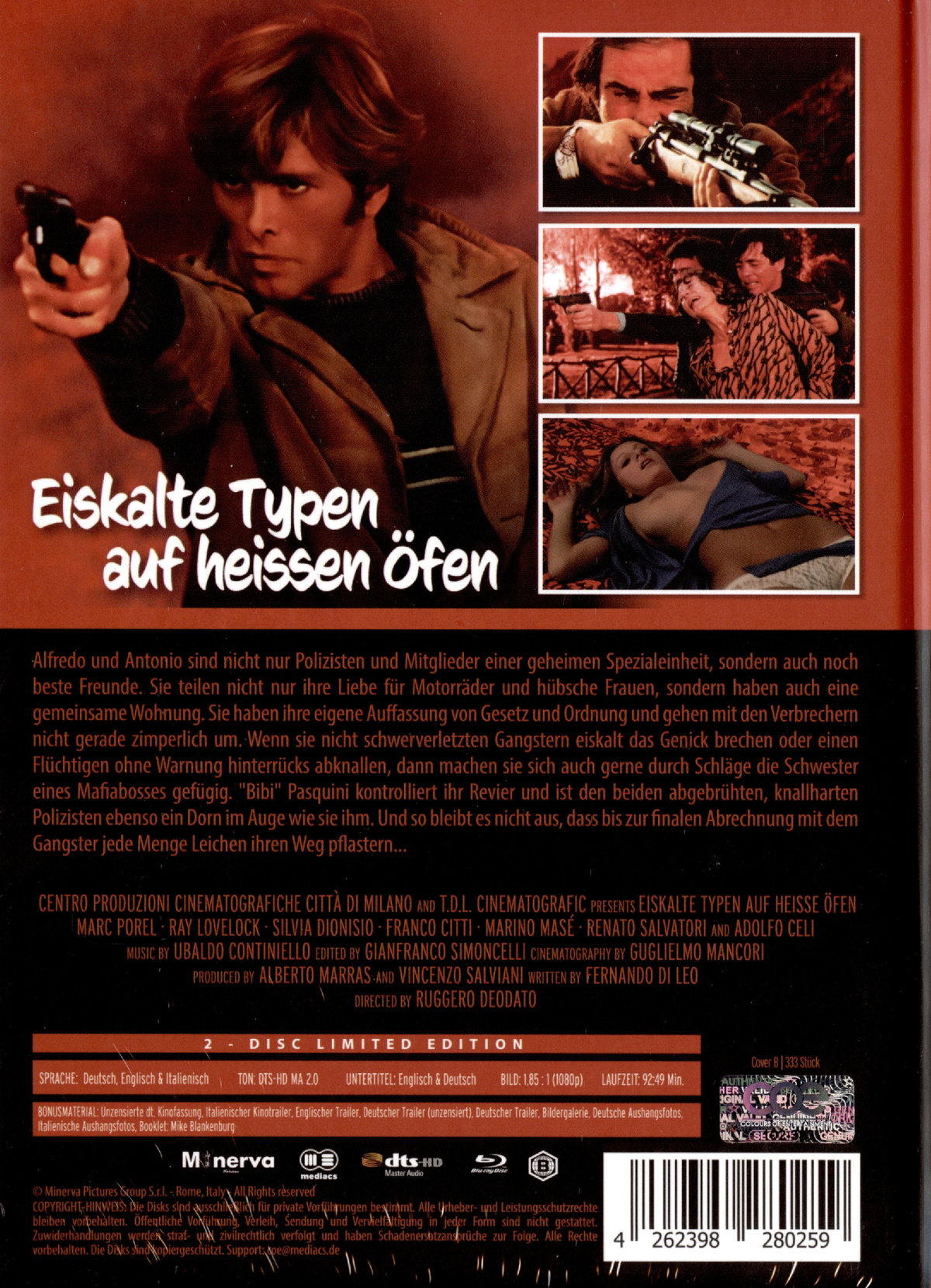 Eiskalte Typen auf heissen Öfen - Uncut Mediabook Edition (DVD+blu-ray) (B)