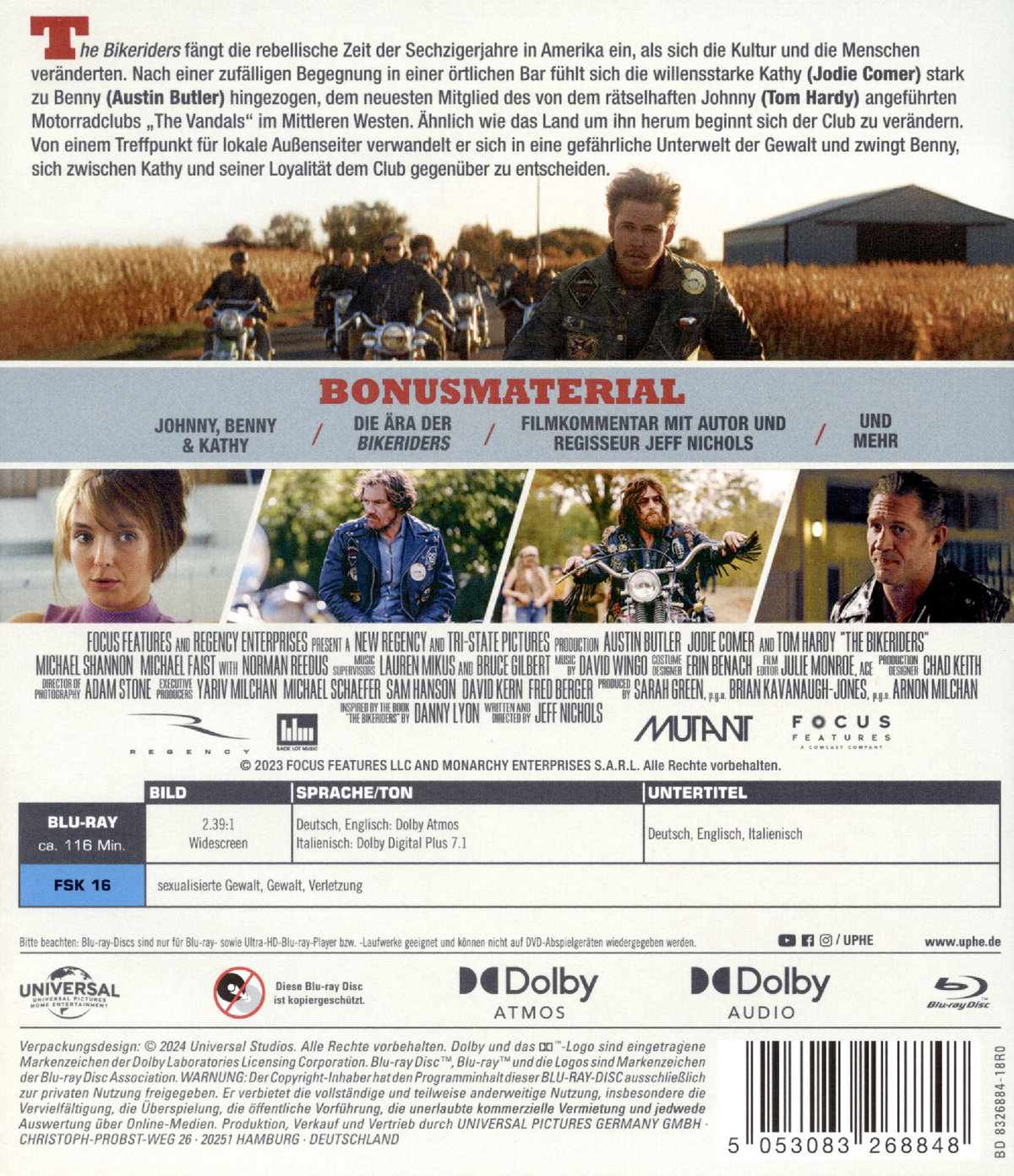 The Bikeriders  (Blu-ray Disc)