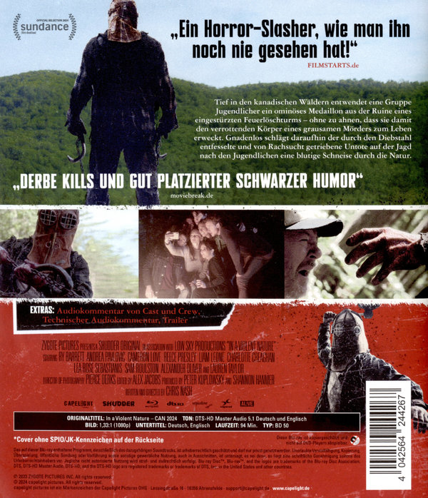 In a Violent Nature - Uncut Edition  (blu-ray)