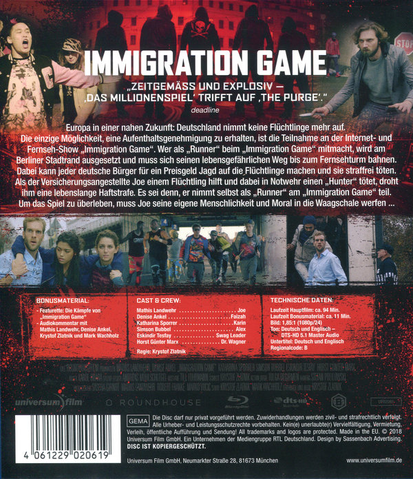 Immigration Game (blu-ray)