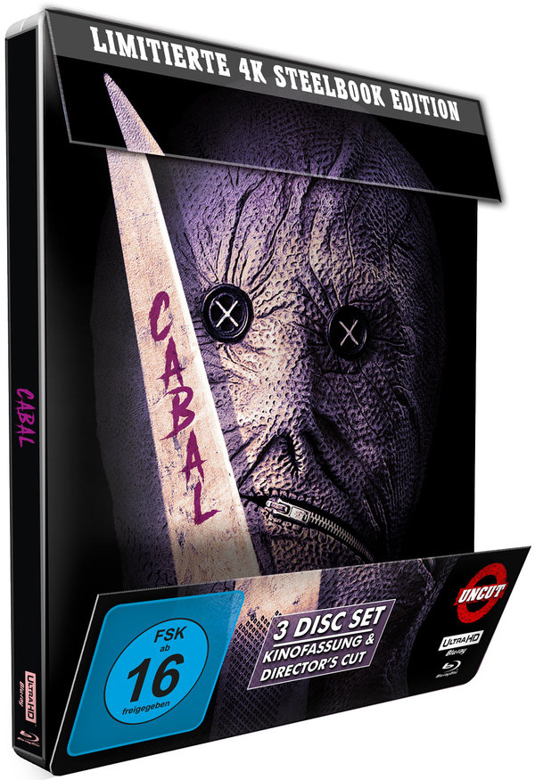 Cabal - Die Brut der Nacht - Uncut Steelbook Edition  (4K Ultra HD+blu-ray)