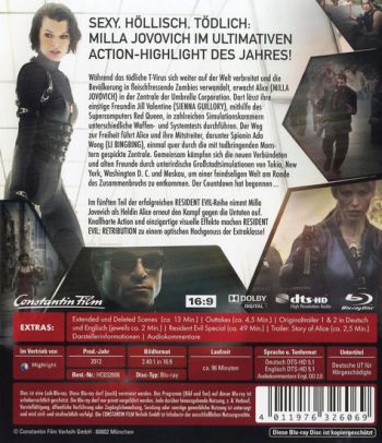 Resident Evil 5 - Retribution (blu-ray)