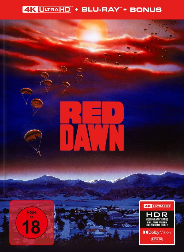 Red Dawn - Die rote Flut - Uncut Mediabook Edition  (4K Ultra HD+blu-ray)