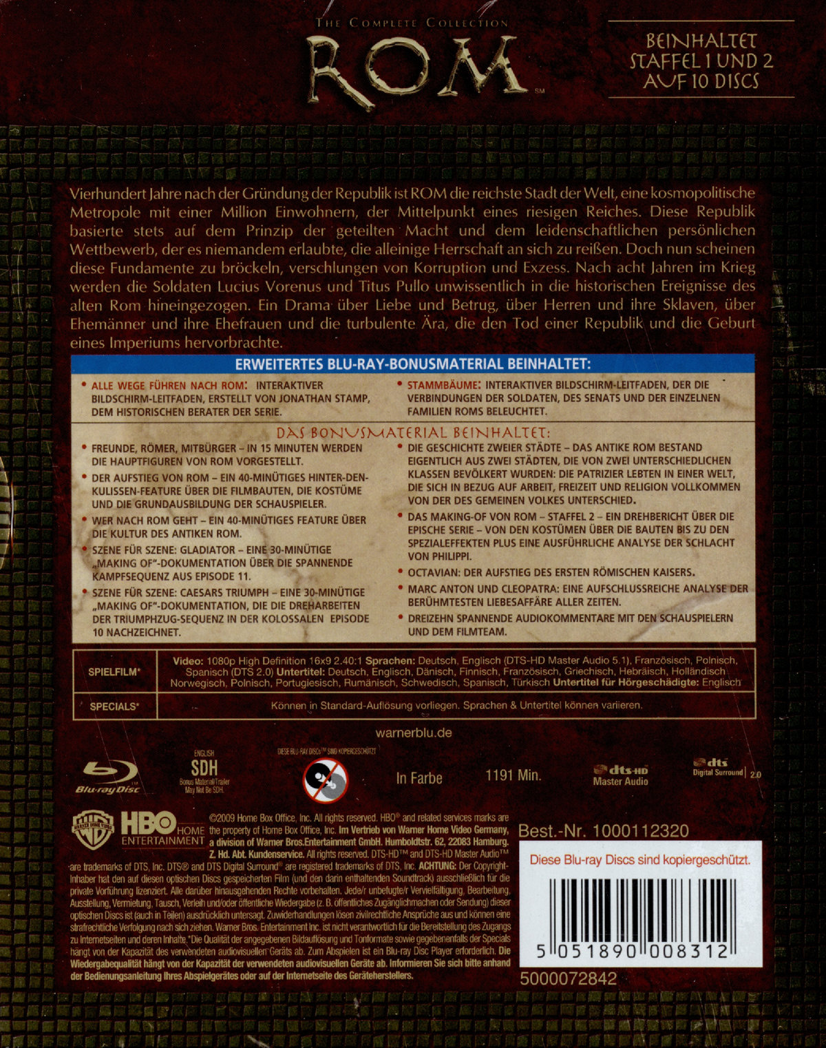 Rom - Die komplette Serie (blu-ray)