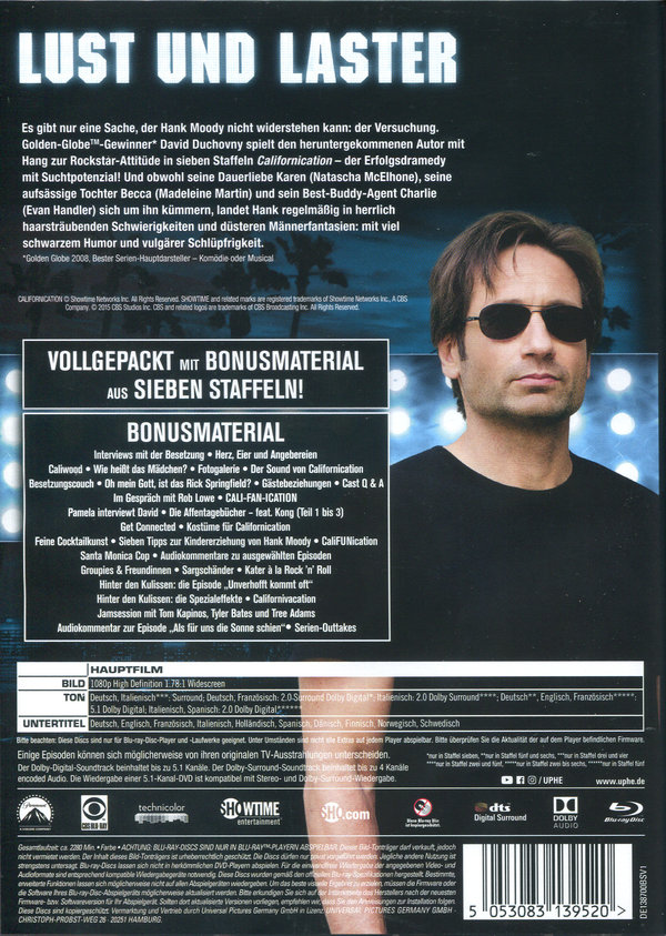 Californication - Die komplette Serie (blu-ray)