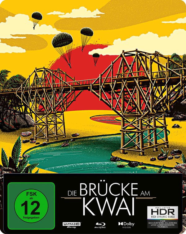 Brücke am Kwai, Die - Limited Steelbook Edition  (4K Ultra HD+blu-ray)