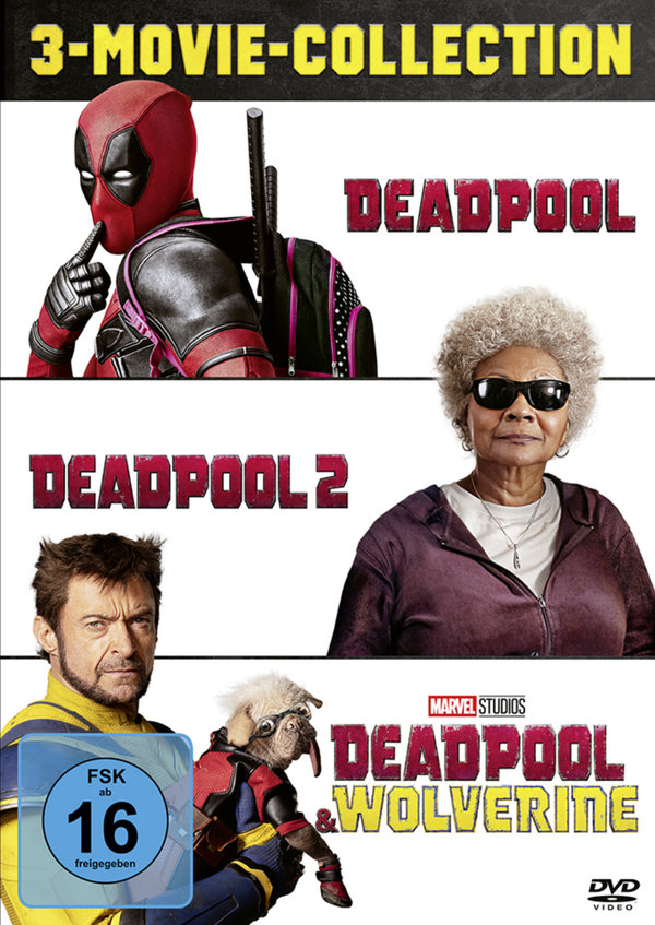 Deadpool - 3-Movie-Collection  [3 DVDs]  (DVD)