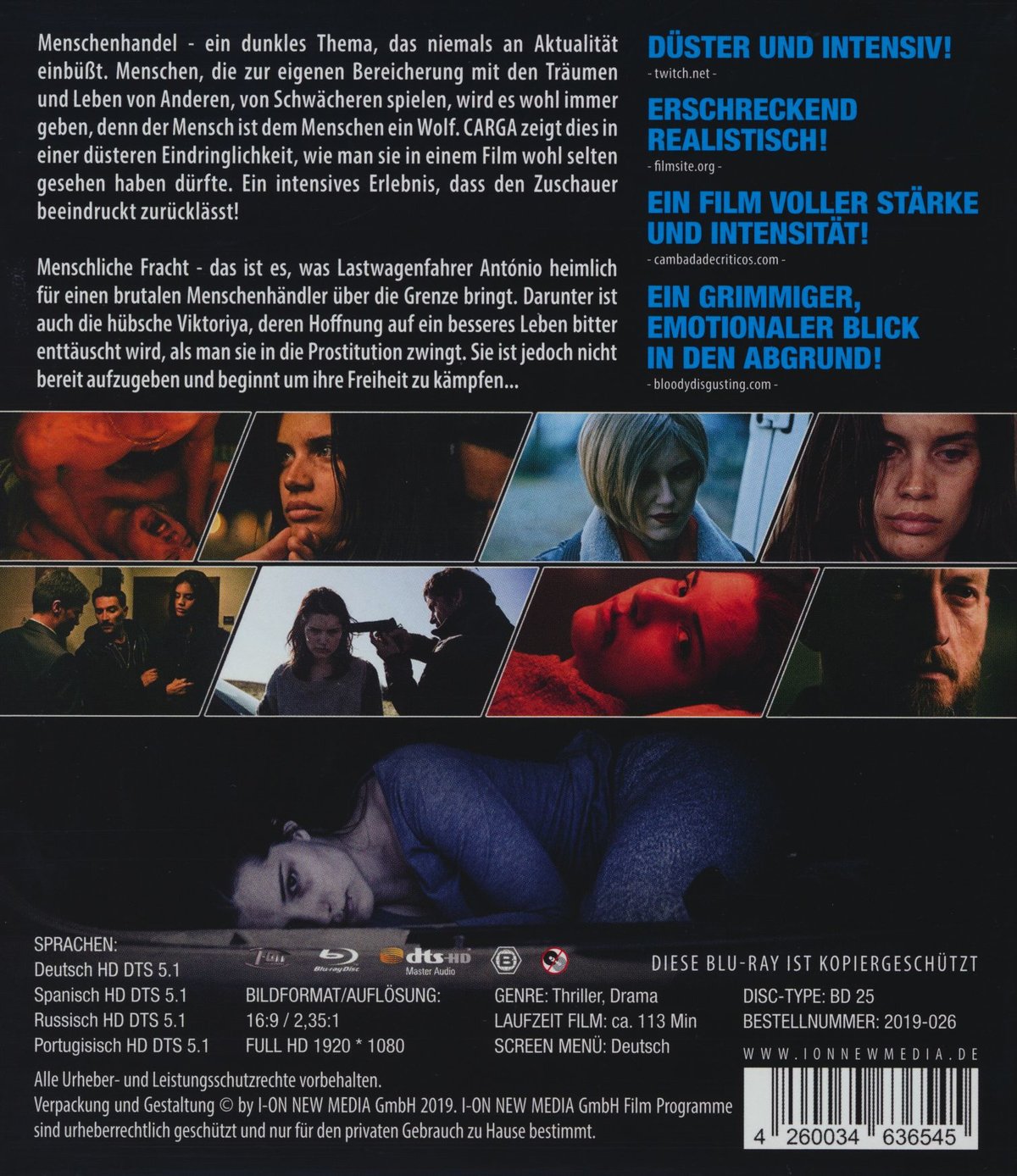 Carga - Uncut Edition (blu-ray)