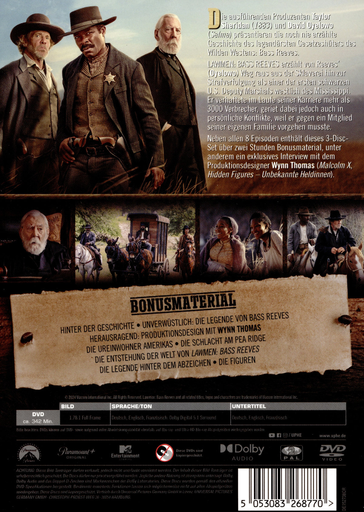 Lawmen: Bass Reeves - Staffel 1  [3 DVDs]  (DVD)
